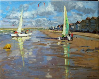 Reflection, Bray Dunes, France by Andrew Macara